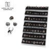 54PCS OF ASSORTED STAINLESS STEEL RING PANEL